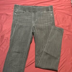 Liverpool vintage black skinny ankle pull on jean size 10/30